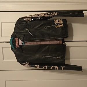 Womens Wilson's Leather Maxima Rocker Jacket Size Medium